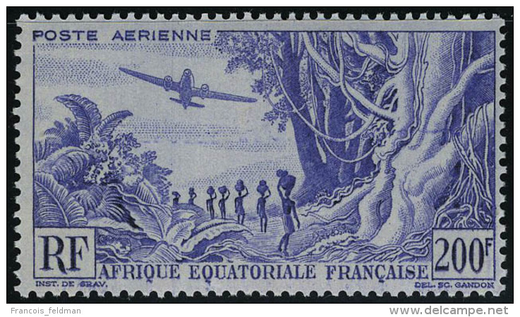 Neuf Sans Charni&egrave;re N&deg; 52B, 200f Caravanne De Porteur Violet Au Lieu De Bleu T.B. Maury - Altri & Non Classificati