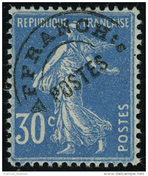 Neuf Sans Charni&egrave;re N&deg; 60, 30c Bleu Excellent Centrage, Superbe, Sign&eacute; - Autres & Non Classés