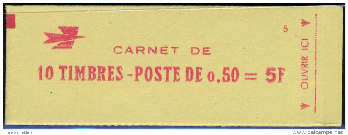 Neuf Sans Charni&egrave;re N&deg; 1664-C1, 0.50 B&eacute;quet, Carnet De 10 Conf 5 + N&deg; 1664 - C2 Carnet De 20... - Autres & Non Classés