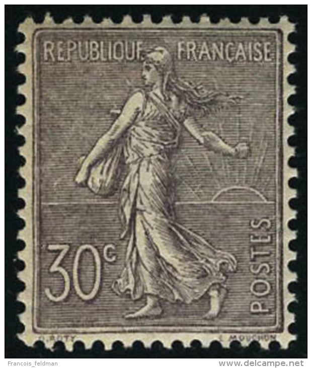 Neuf Sans Charni&egrave;re N&deg; 133, 30c Lilas, Excellent Centrage, Superbe - Autres & Non Classés