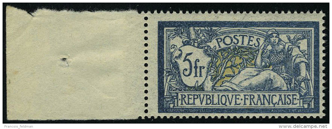 Neuf Sans Charni&egrave;re N&deg; 123a, 50c Type Merson Bleu Et Olive, Bdf, T.B. - Autres & Non Classés