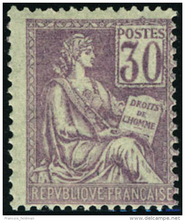 Neuf Sans Charni&egrave;re N&deg; 115, 30c Violet Centrage Courant, T.B. - Autres & Non Classés