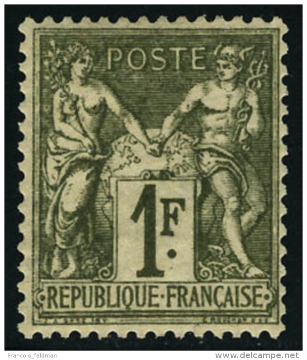 Neuf Avec Charni&egrave;re N&deg; 72, 1f Bronze, Type I, Cl, Excellent Centrage, T.B. Sign&eacute; JF Brun - Autres & Non Classés