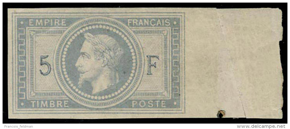 Neuf Sans Charni&egrave;re N&deg; 33c, 5f Violet Gris Non Dentel&eacute;, Bdf, Fraicheur Postale LUXE, Sign&eacute;... - Autres & Non Classés