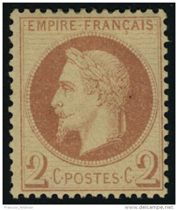 Neuf Avec Charni&egrave;re N&deg; 26B, 20c Rouge Brun Clair, Type II T.B. - Autres & Non Classés