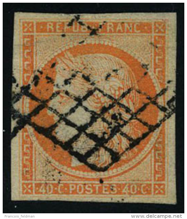 Oblit&eacute;r&eacute; N&deg; 5, 40c Orange, T.B. - Altri & Non Classificati