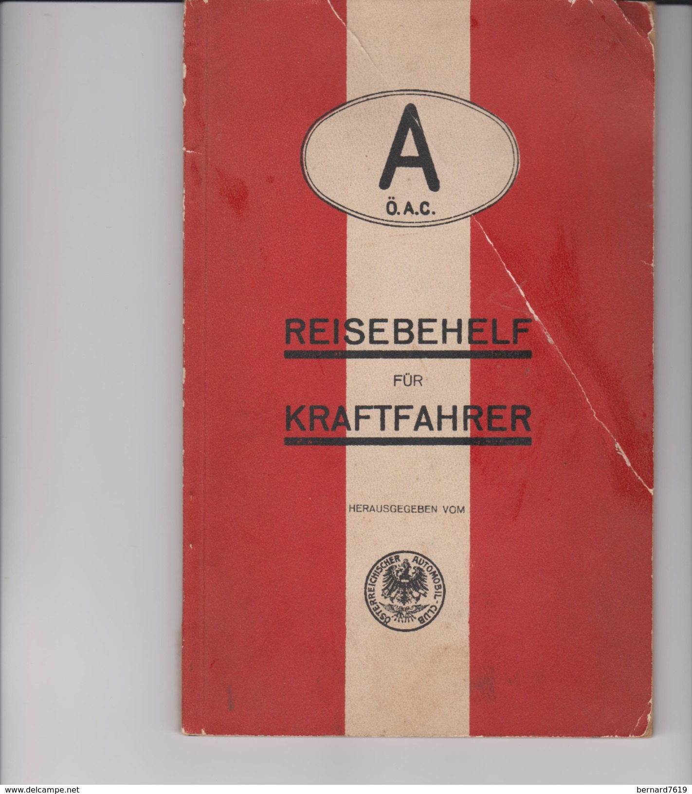 Allemagne Reisebehelf Fur Kraftfahrer Des O.a.c 1932 Livre 160  Pages - Alte Bücher