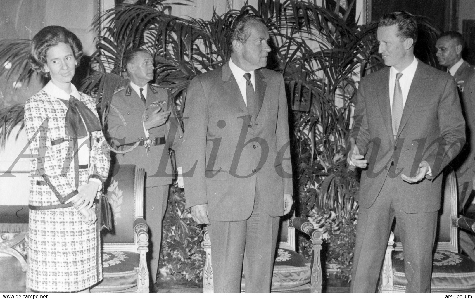 Postcard / ROYALTY / Belgium / Belgique / België / Roi Baudouin / Koning Boudewijn / Richard Nixon / 1969 - Personnages