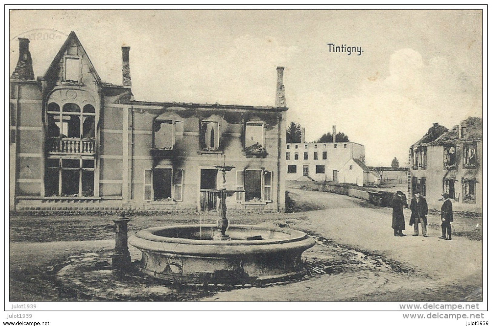 TINTIGNY ..-- GUERRE 14 - 18 ..-- TINTIGNY .--  FELDPOST 1915 Vers Allemagne .  Carte N° 185 . Voir Verso . - Tintigny