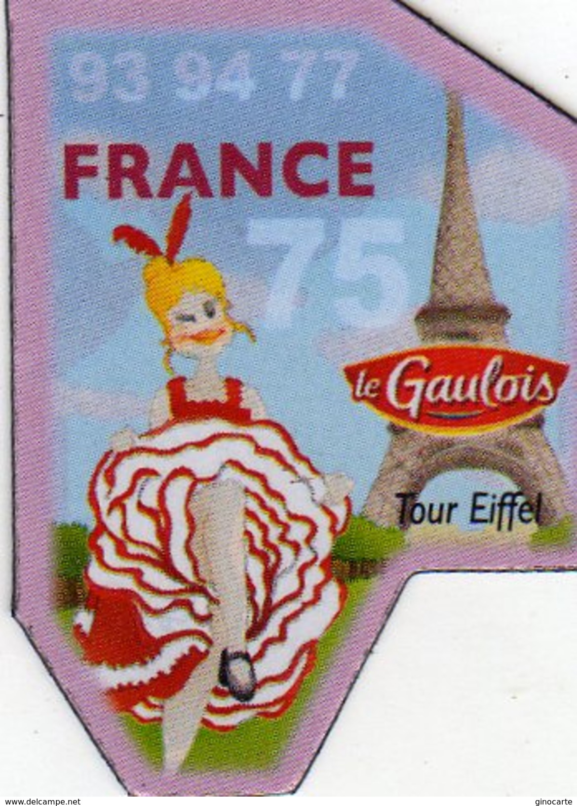 Magnets Magnet Le Gaulois Departement France Costume 75 Paris - Tourismus