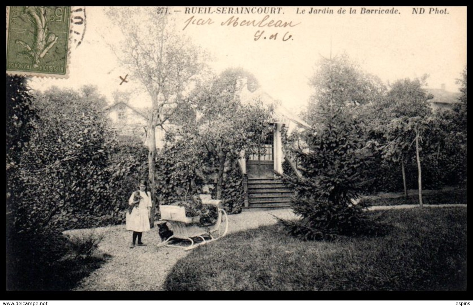 95 - Reuil SERAINCOURT -- Le Jardin  De La Barricade - Seraincourt