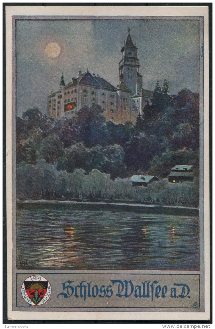 1920 Germany Deutscher Schulverein Postcard 442. Schloss Wallsee - Other & Unclassified