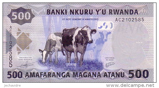 RWANDA  500 Francs  Daté Du 01-01-2013    ***** BILLET  NEUF ***** - Rwanda