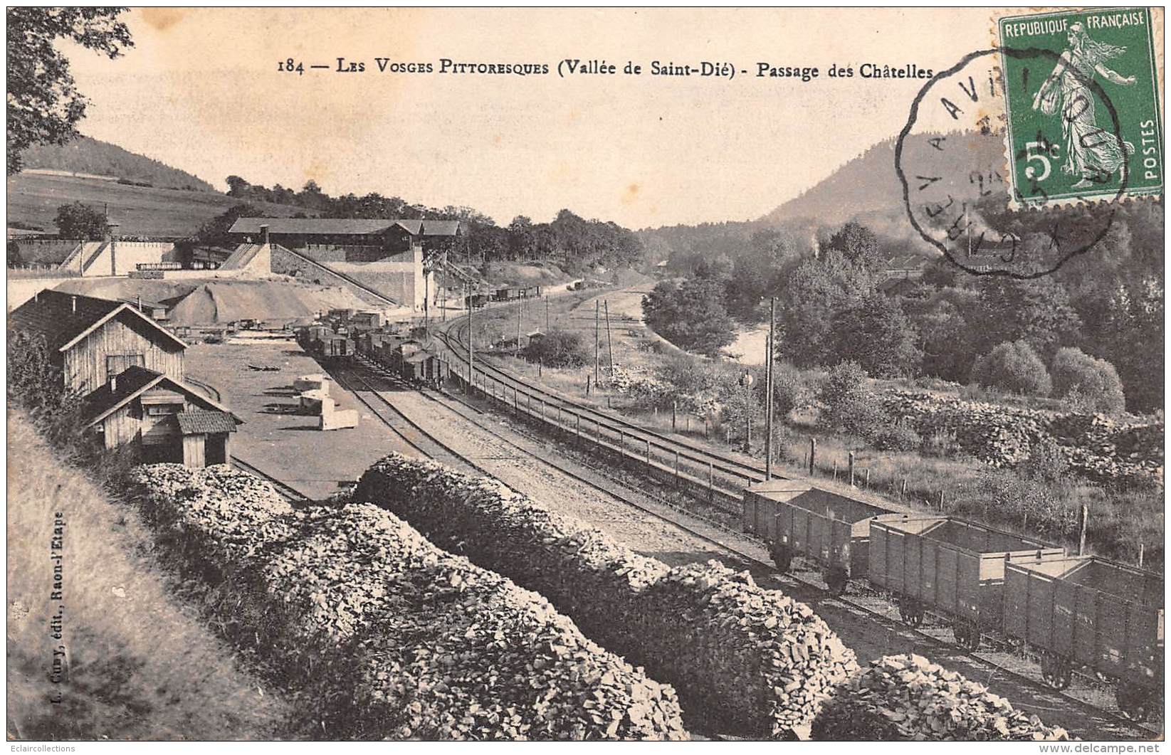 Châtelles:   Vallée De St Dié       88     Ligne De Chemin De Fer - Autres & Non Classés