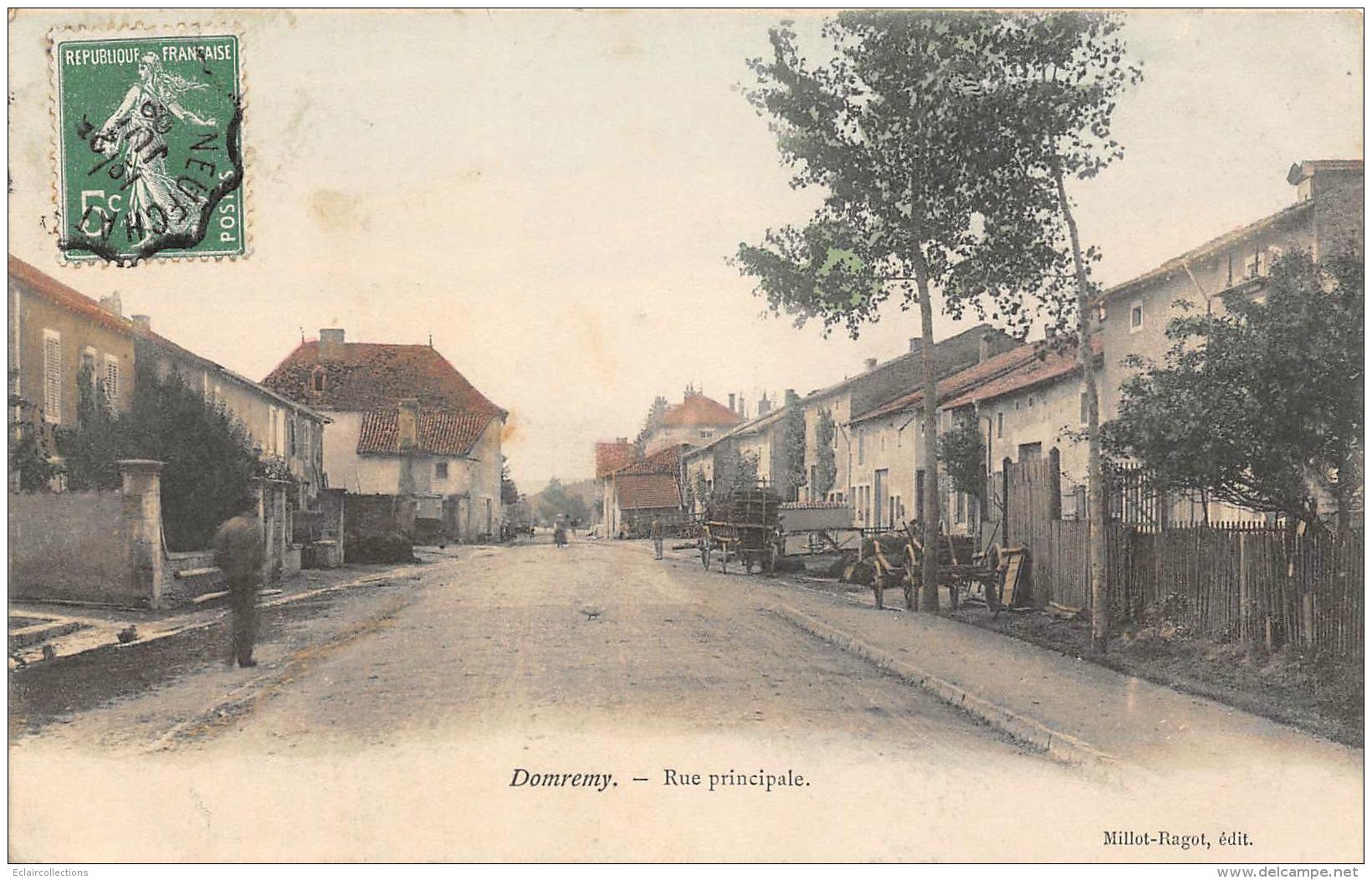 Domrémy       88      Rue Principale        (voir Scan) - Domremy La Pucelle