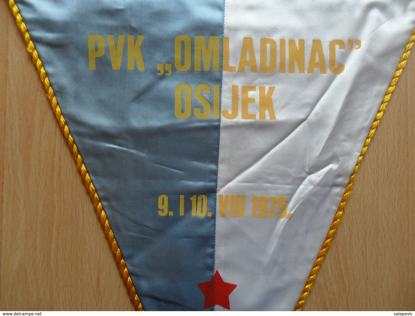 PVK OMLADINAC OSIJEK Croatia  WATER POLO CLUB,  OLD PENNANT, SPORTS FLAG - Swimming