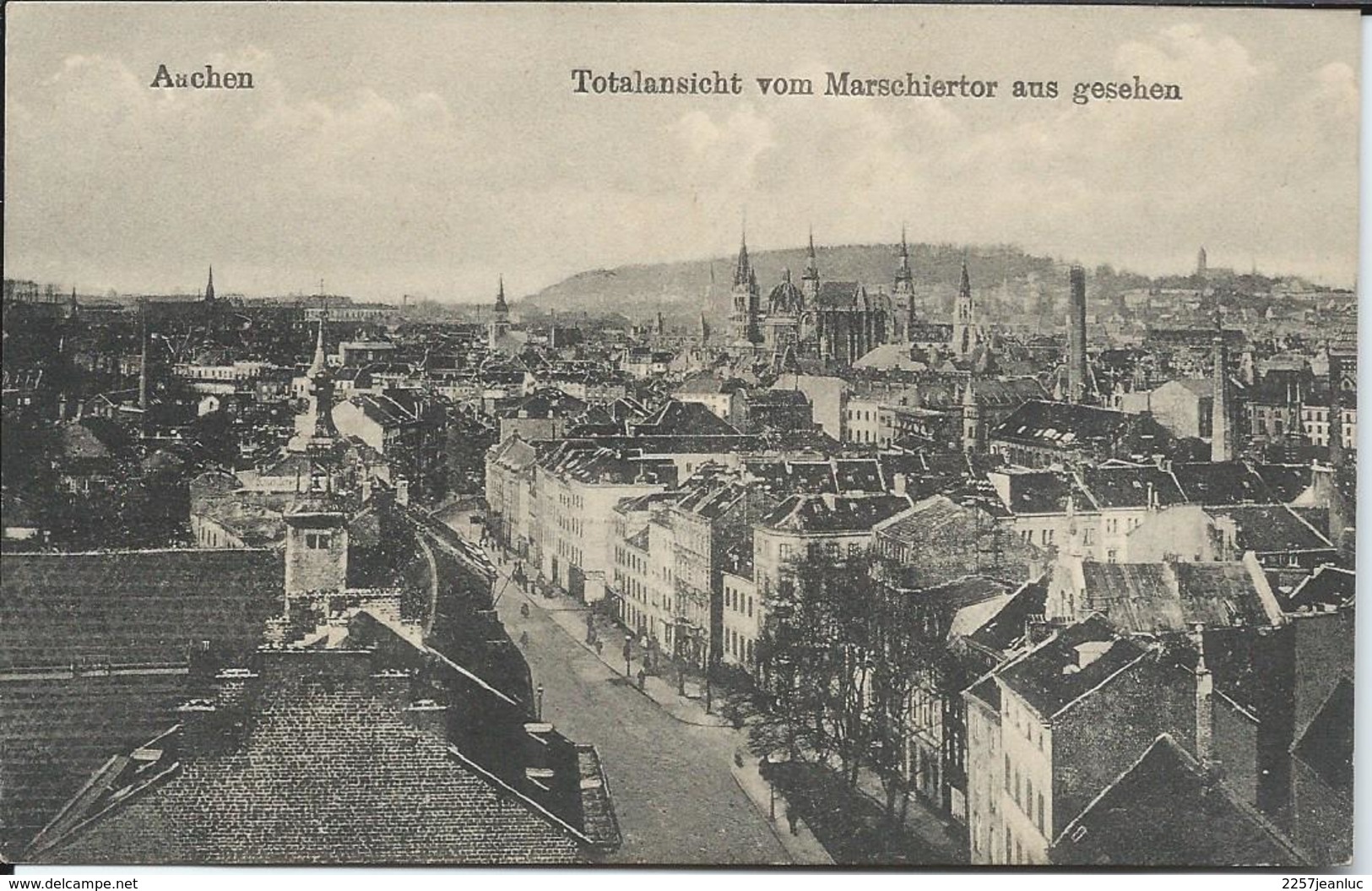 CP - Allemagne - Aachen Totalansicht Vom Marschiertor Ans Gesehen 1919 - Achern