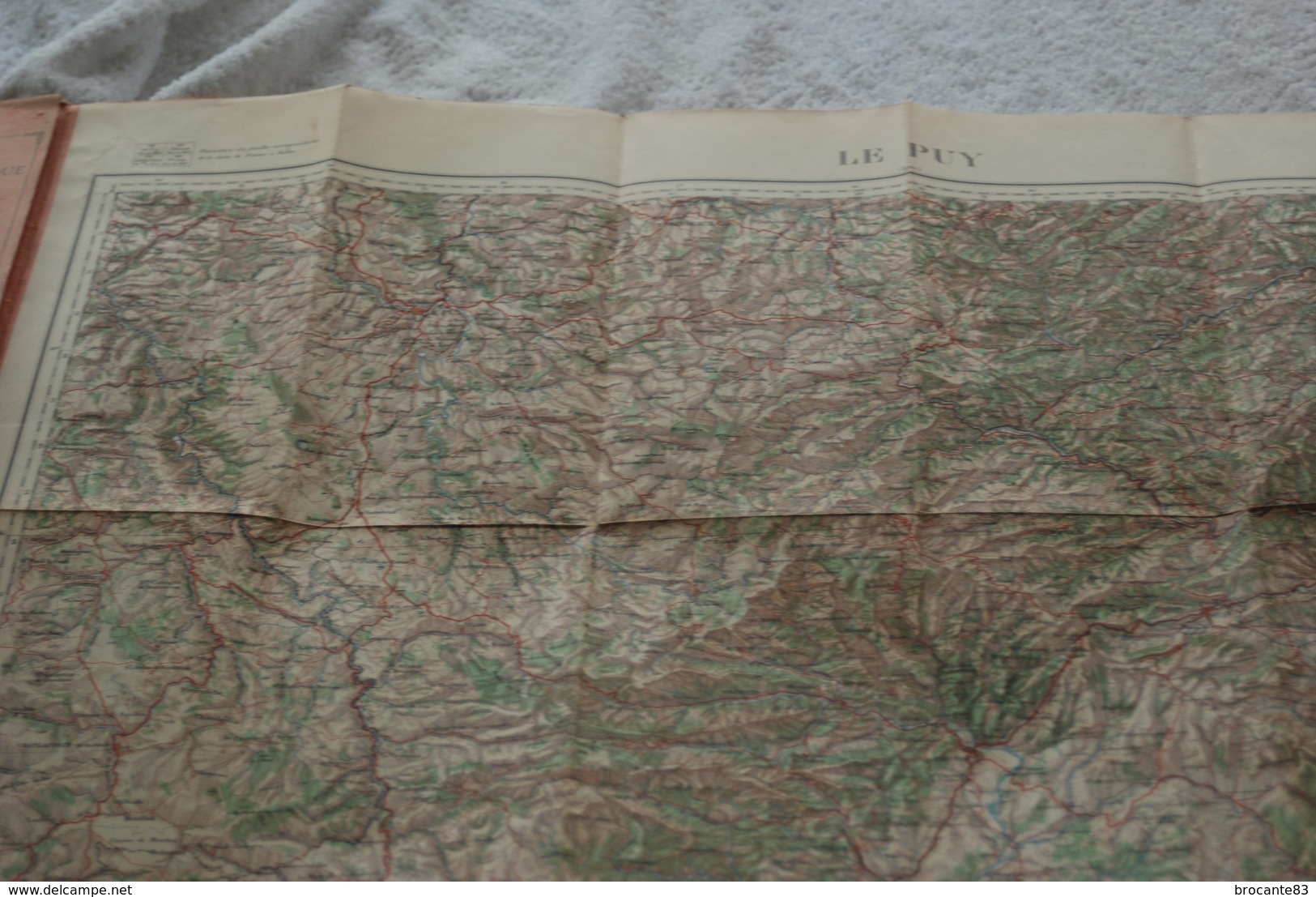 Service Geographique De L'armée Carte De France Au 200000eme Feuille Le Puy - Documents