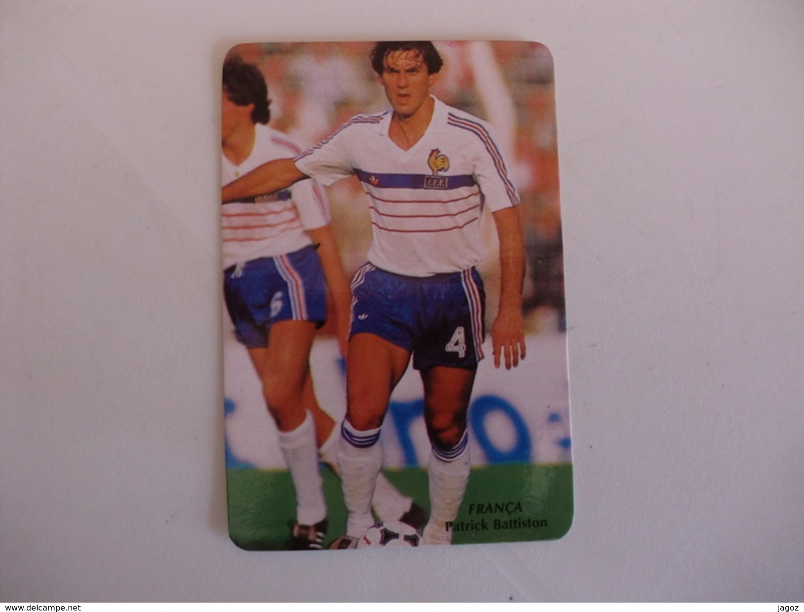 Football Futebol France Patrick Battiston Portugal Portuguese Pocket Calendar 1986 - Petit Format : 1981-90