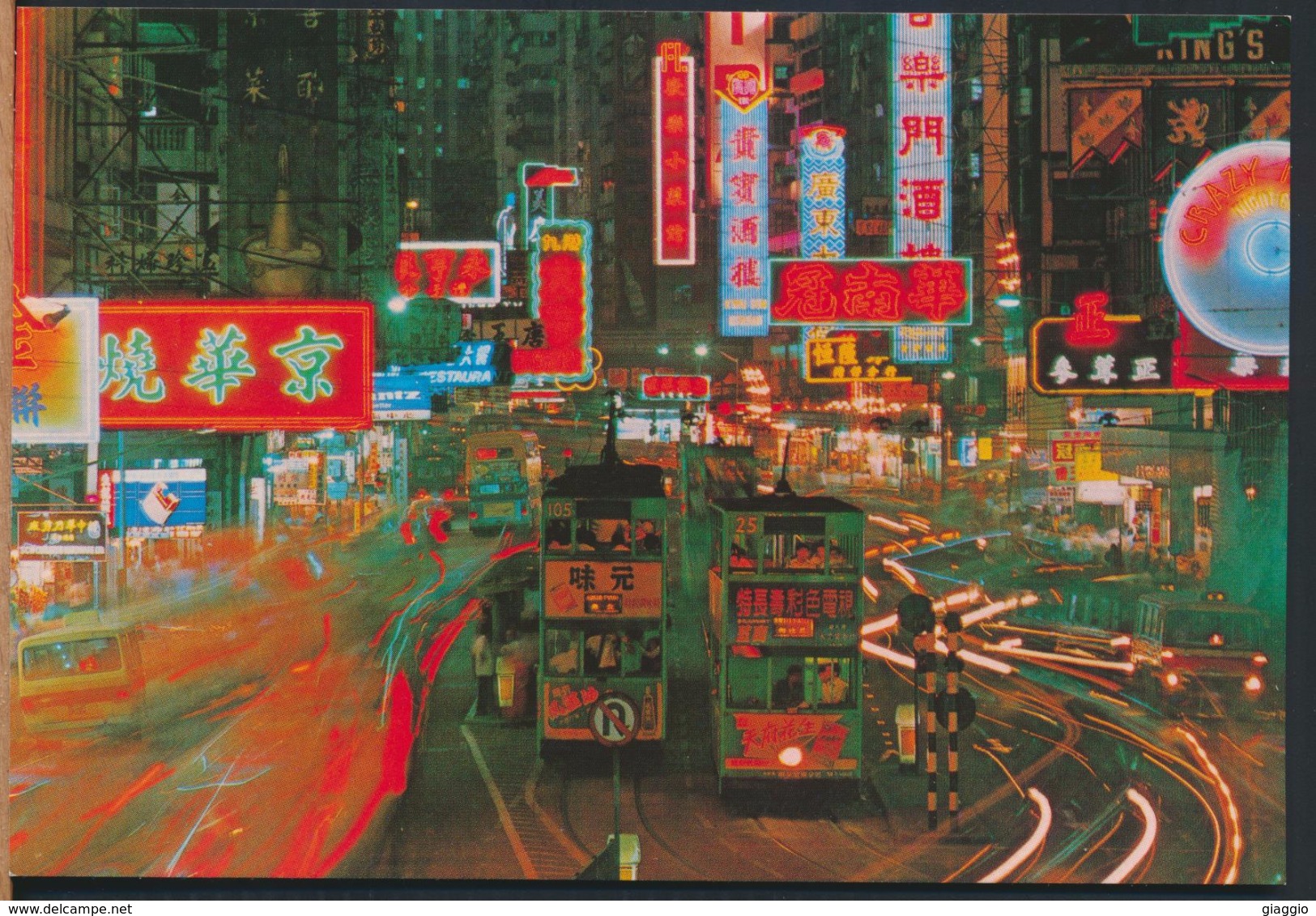 °°° 4857 - HONG KONG - HENNESSY ROAD NIGHT VIEW °°° - China (Hong Kong)