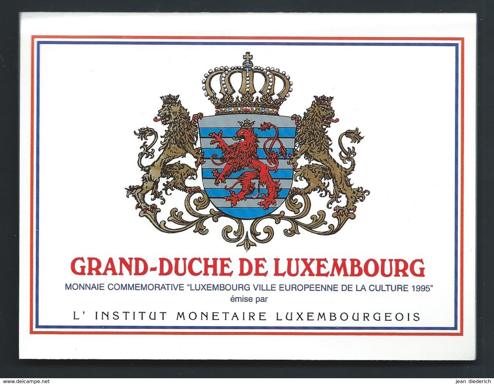 . Luxembourg (Luxemburg) - 500 Francs De 1995 - Qualité Proof Présenté Sous Pochette Illustrée (Argent, Silber, Silver) - Luxembourg