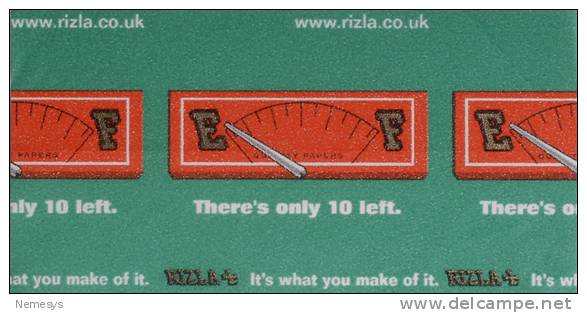 RIZLA WARNING PAPER 10 Left - Andere & Zonder Classificatie