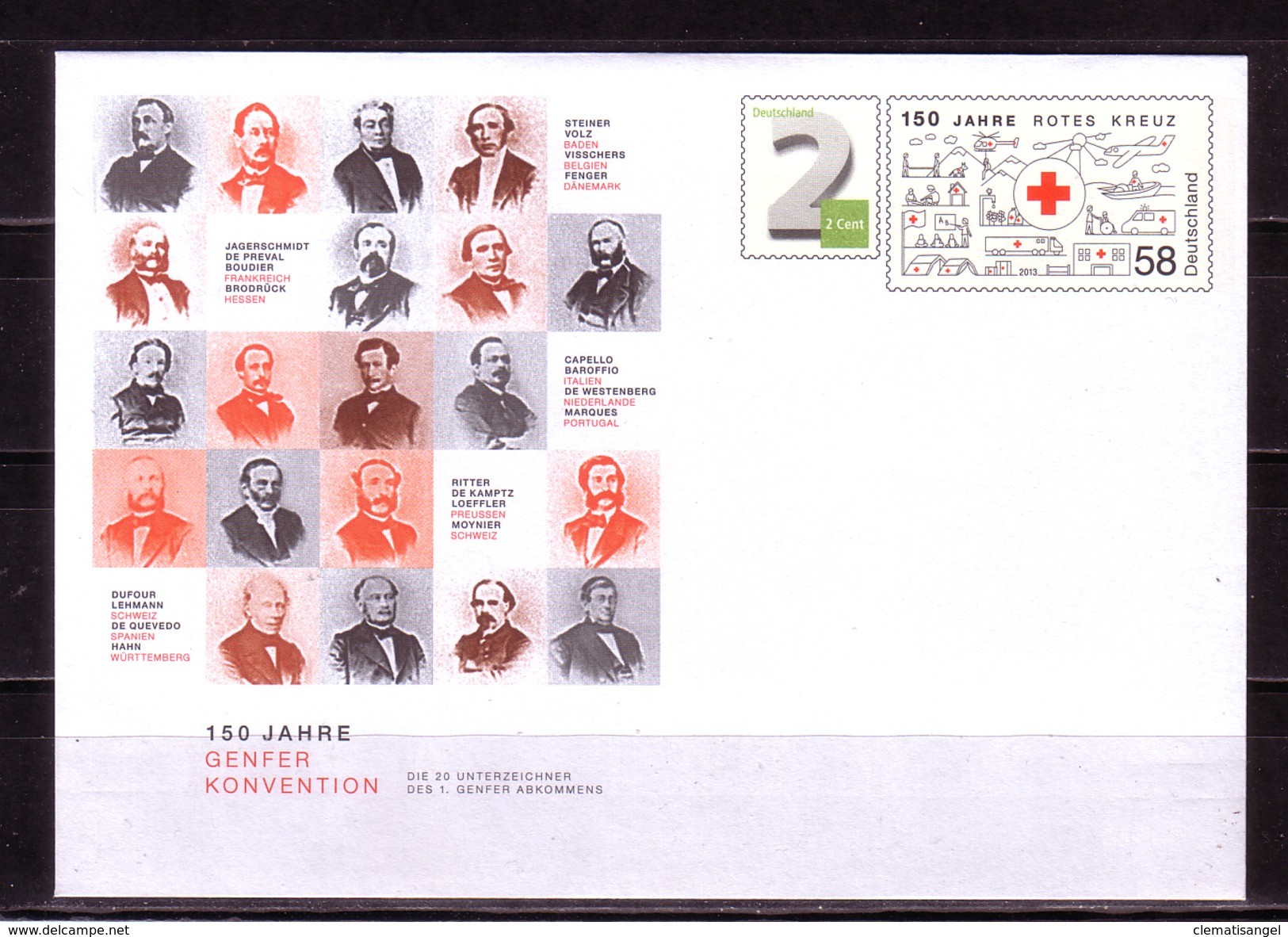 481i * BUNDESREPUBLIK * SELTENE GANZSACHE ROTES KREUZ MIT ZUSATZFRANKATUR * POSTFRISCH *!! - Enveloppes - Neuves