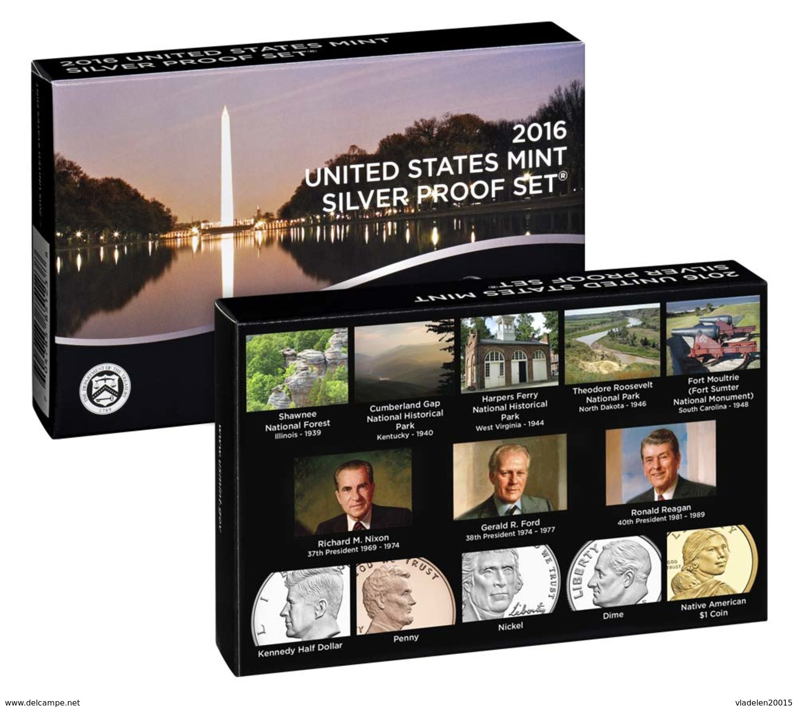 Silver Proof Set 2016. SAN FRANCISCO (S) - Proof Sets