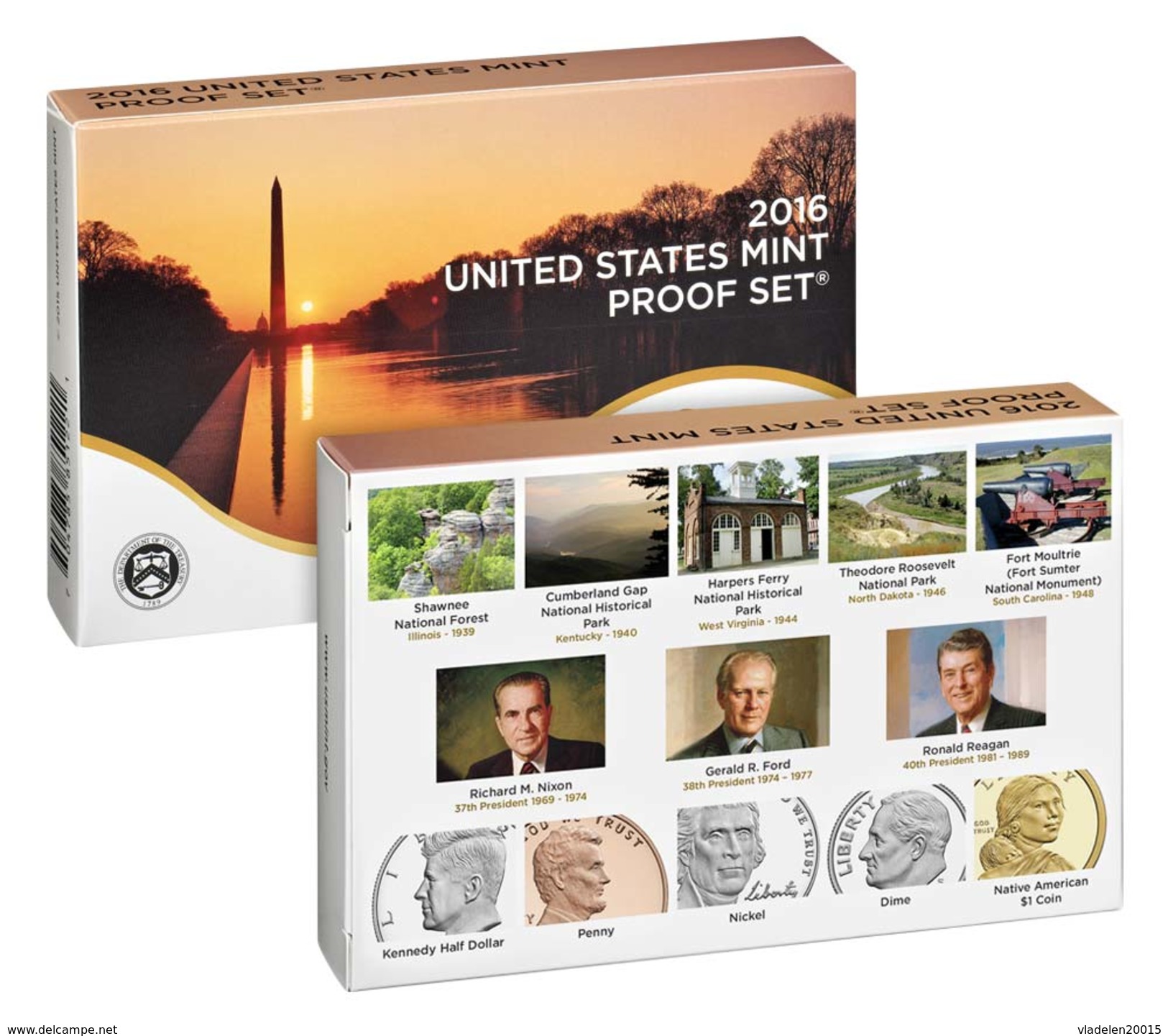 Proof Set 2016. SAN FRANCISCO (S) - Proof Sets