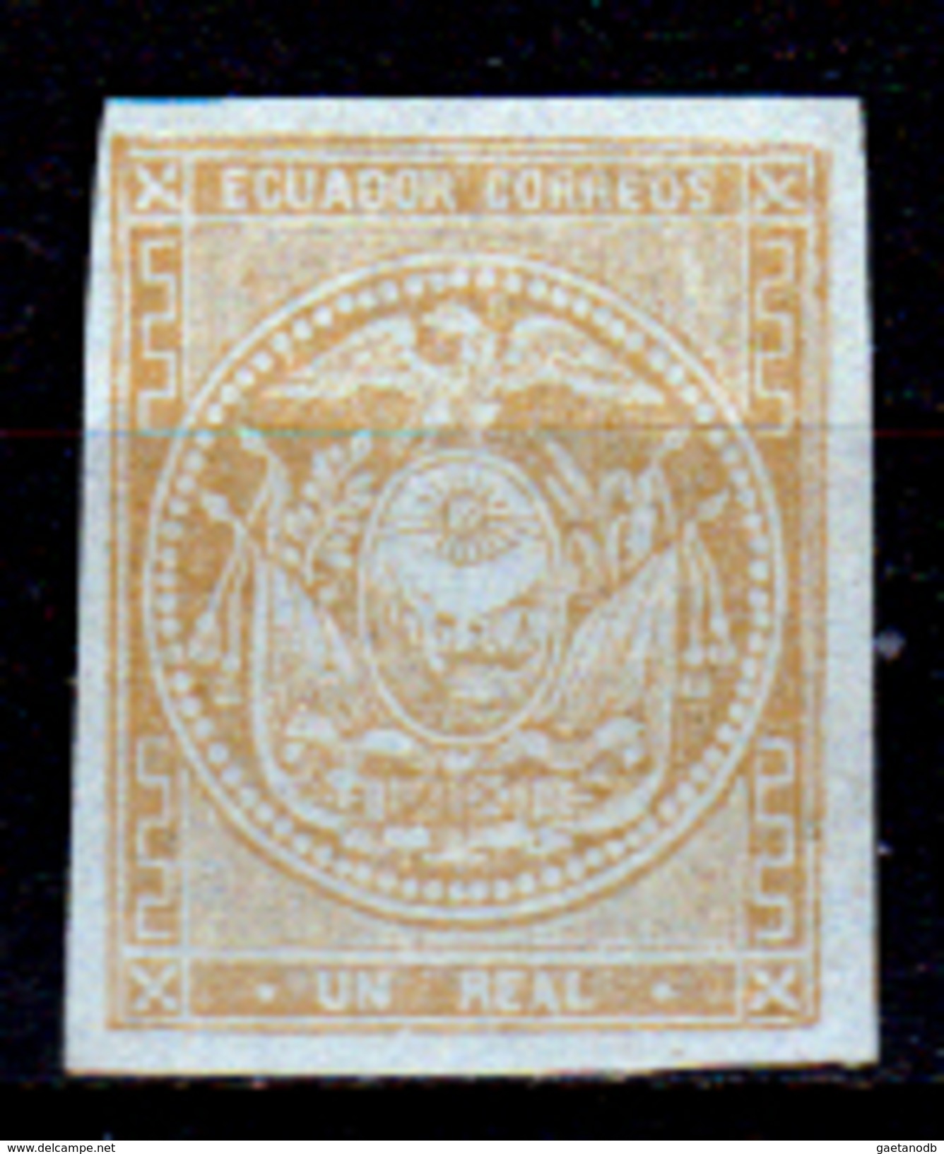 Ecuador-0004 - 1865-72: Yvert & Tellier N. 3 (sg) NG - Senza Difetti Occulti. - Equateur