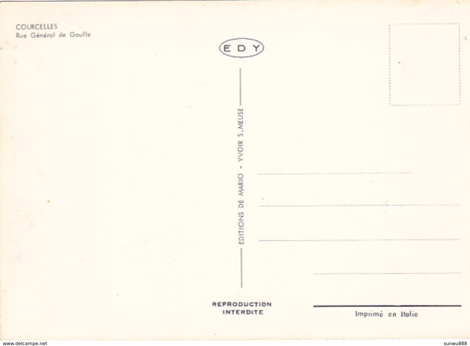 Courcelles - Rue Général De Gaulle (animée, Unic, Mestdagh, Oldtimer) - Courcelles