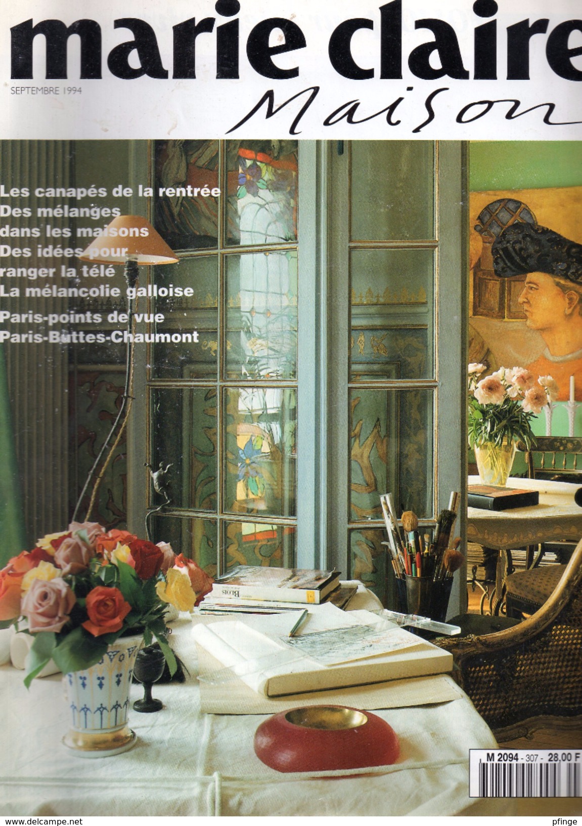 Marie-Claire Maison N°307, Septembre 1994 - House & Decoration