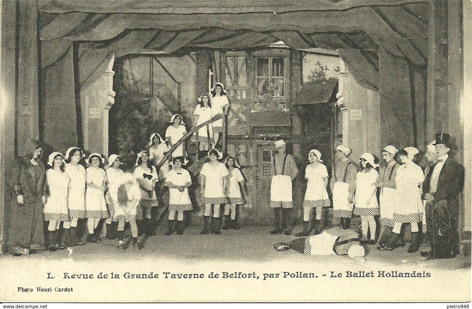 Belfort (Territoire De Belfort, France) La Revue De La Grande Taverne De Belfort, Par Polian, "le Ballet Hollandais" - Belfort - Città