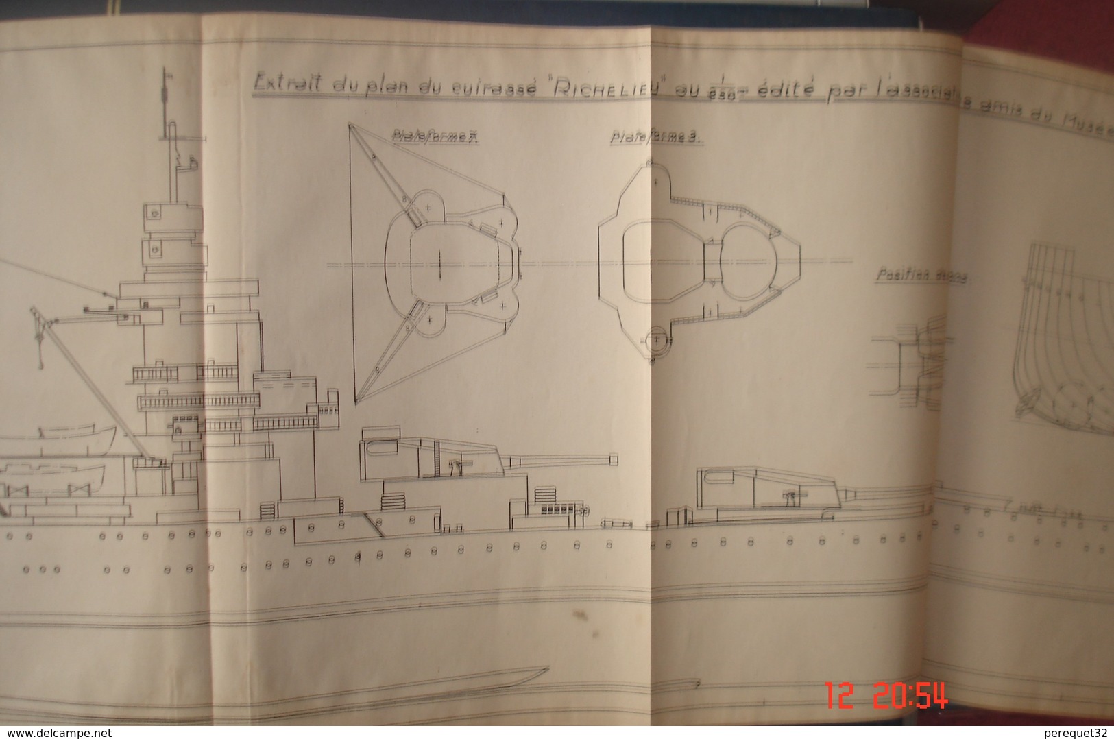 NAVIRES DE GUERRE.Construction Simple Des Modéles De Petite Taille.Bateaux.72 Pages+plan Richelieu - Littérature & DVD