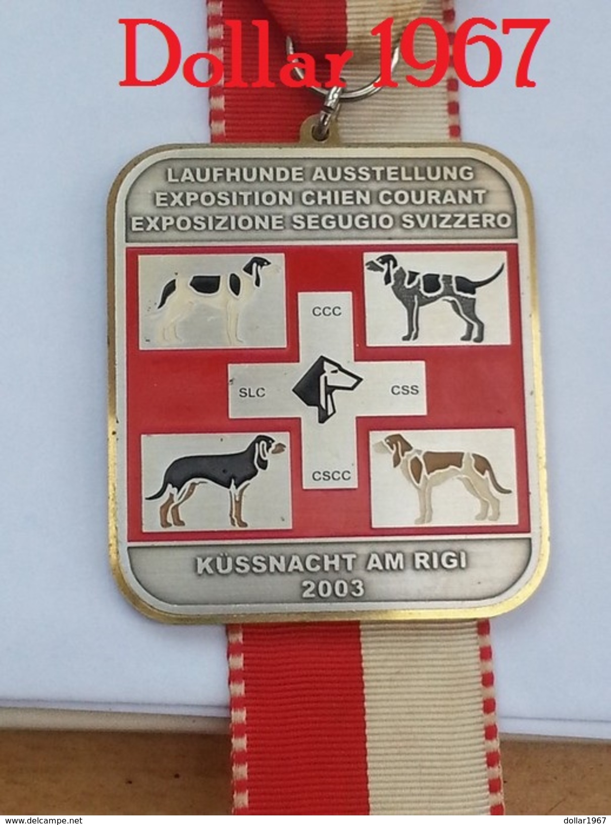 Medaille-Medal-médaille-Laufhunde Ausstellung Schweiz 2003 - Exposition Chien Courant Suisse  2003- Switzerland - Other & Unclassified