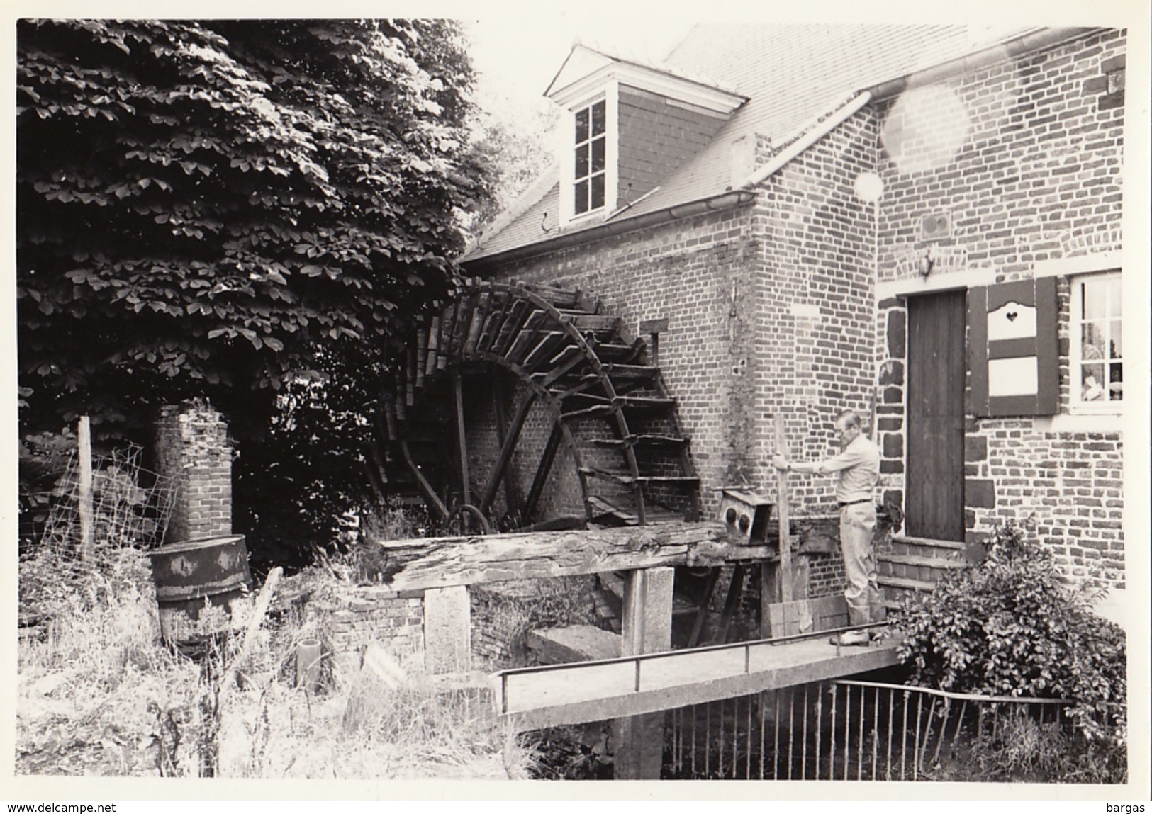 Photo Originale Moulin Molen Te Leefdael à Aarschot - Lieux