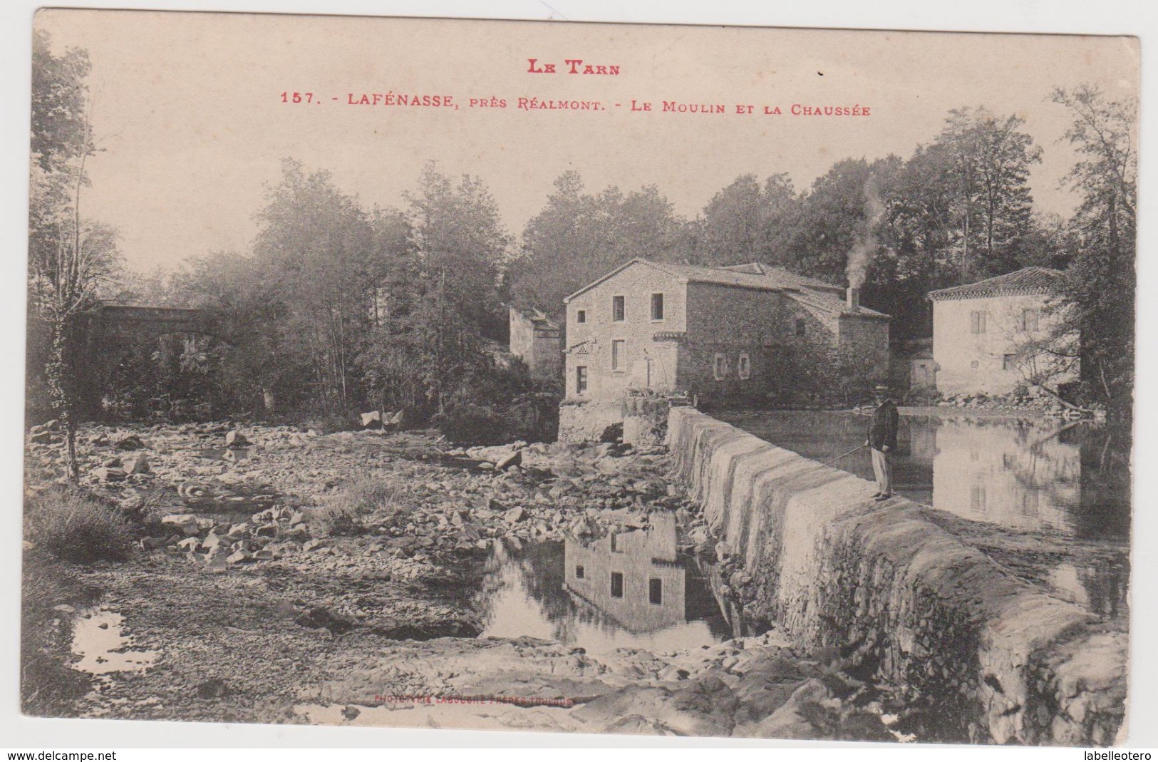 LAFENASSE Près REALMONT Le Moulin Et La Chaussée - Autres & Non Classés