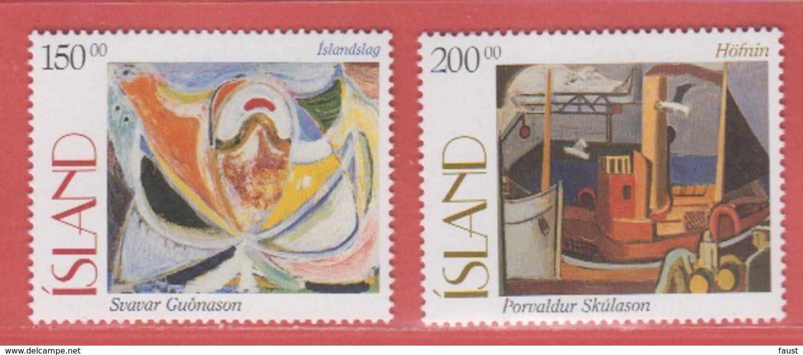 1997 ** Islande  (sans Charn., MNH, Postfrish)  Yv  821/2		Mi  864/5 - Neufs