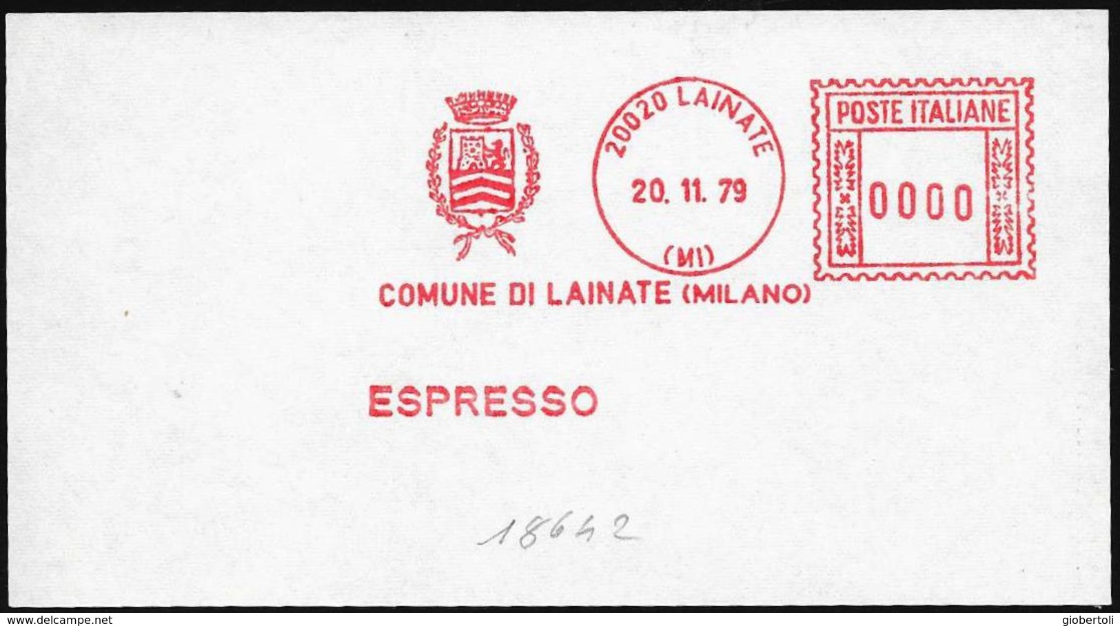 Italia/Italie/Italy: Ema, Meter, Prova, Proof, épreuve, Stemma Di Città, City Coat Of Arms, Armoiries De Ville - Briefe U. Dokumente