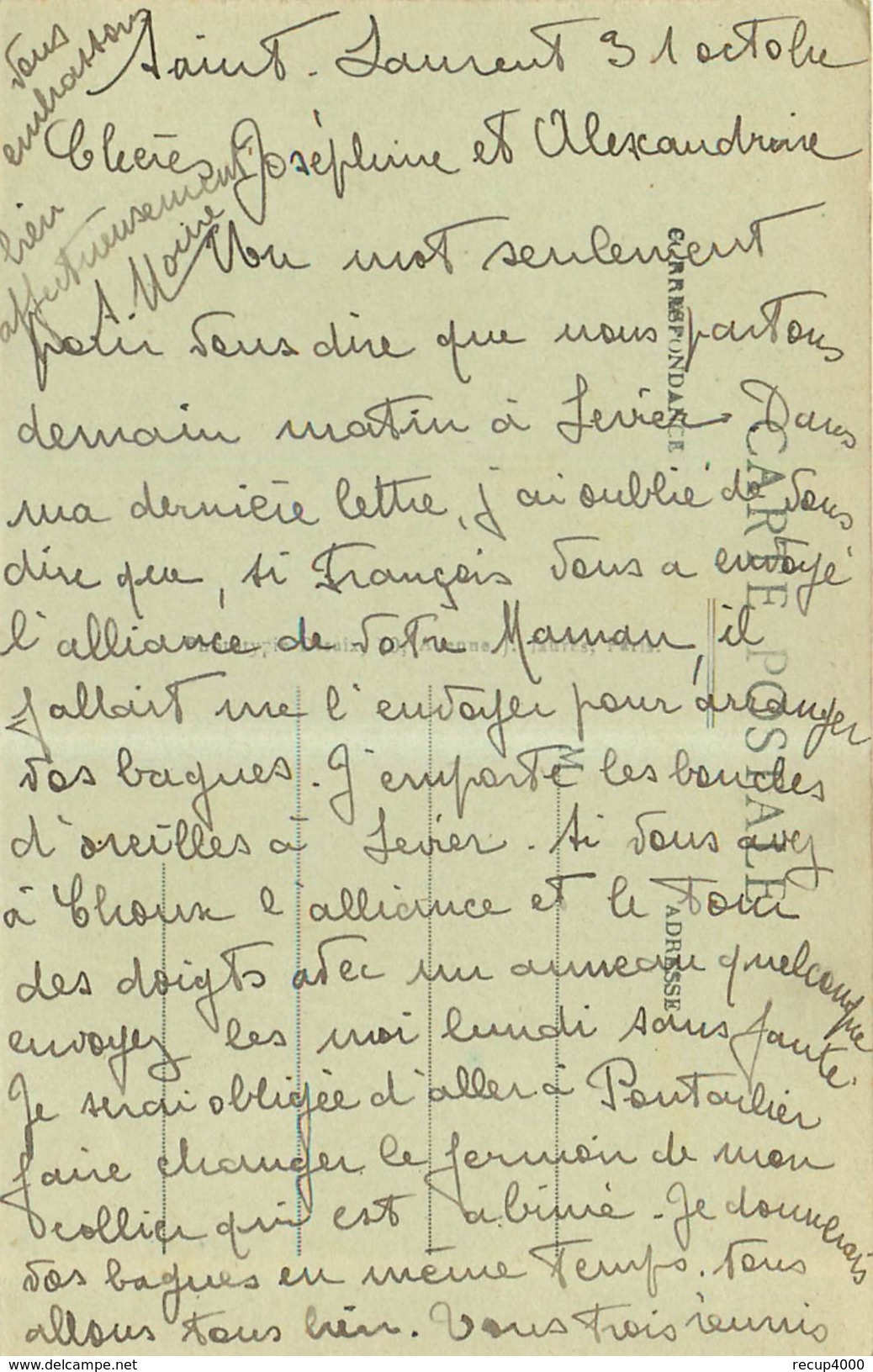 39 SAINT LAURENT DU JURA  Vue Générale Gare  2scans - Autres & Non Classés