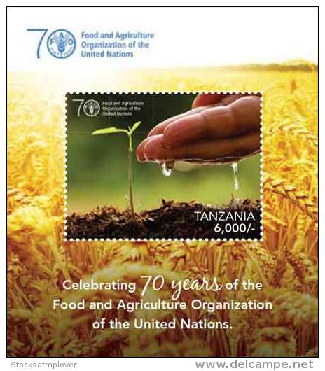 Tanzania-2015-U.N. 70th Anniversary Food And Agriculture Organization - Tanzania (1964-...)