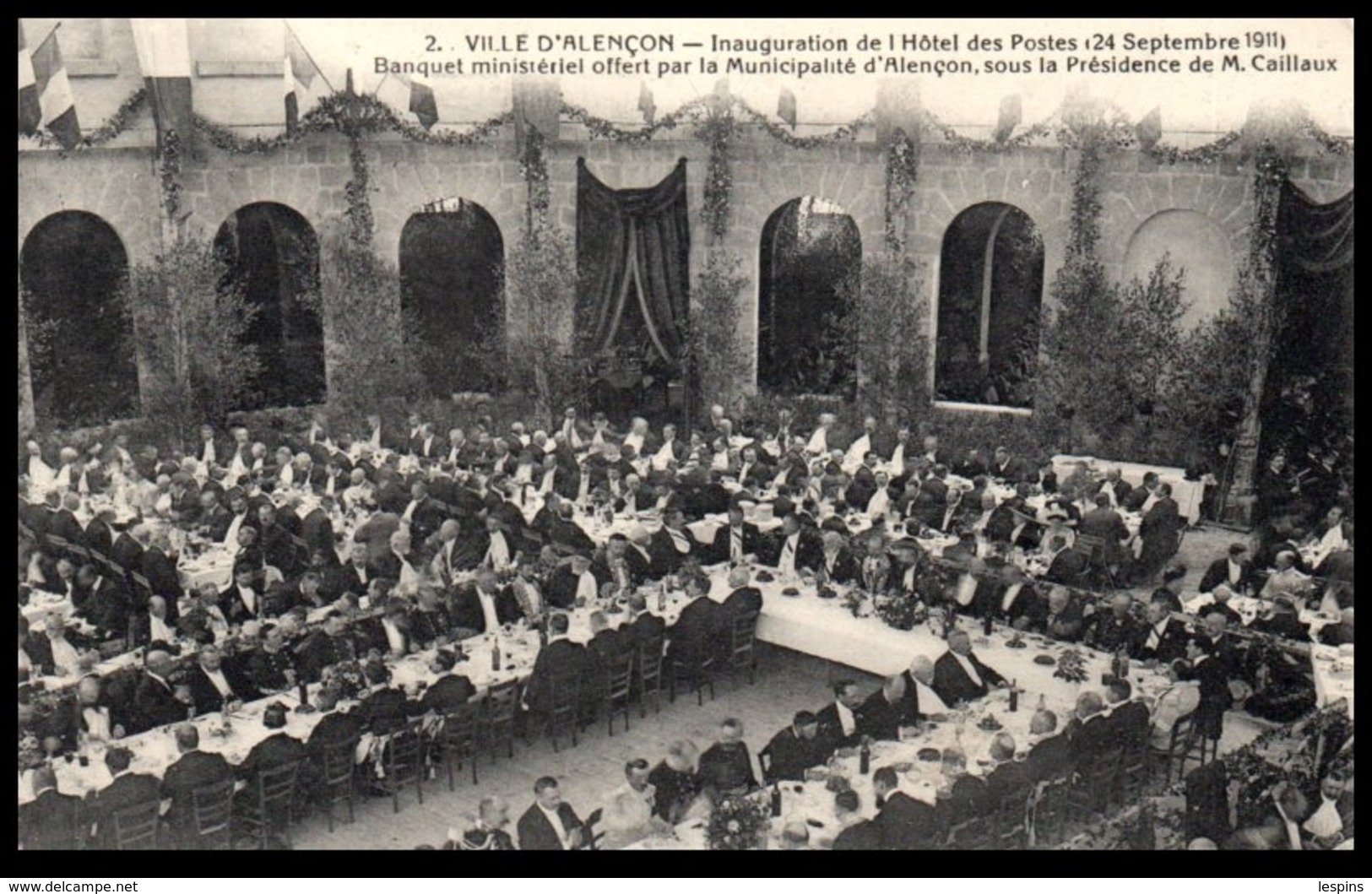 61 - Alençon -- Inauguration De L'Hôtel Des Postes 24 Septembre 1911 - Alencon