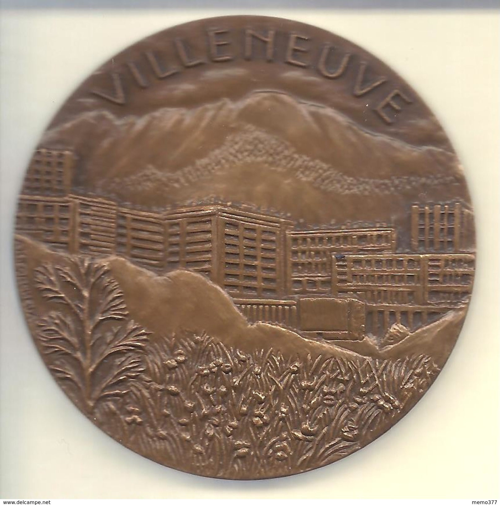 FRANCE --- Médaille Ville D' ECHIROLLES --- " VILLENEUVE " - Autres & Non Classés