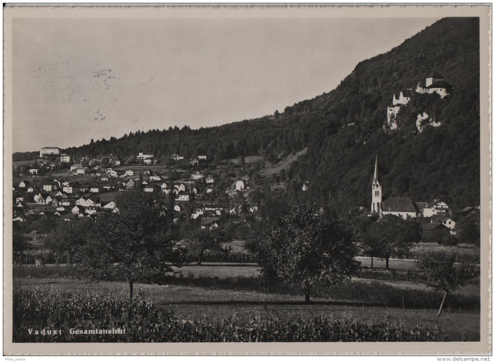 Vaduz - Gesamtansicht - Liechtenstein