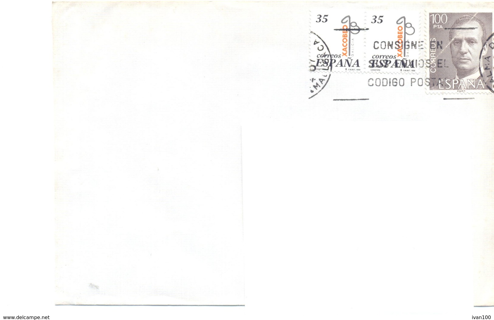 2001. Spain, The Letter Sent By Ordinary Post To Moldova - Briefe U. Dokumente