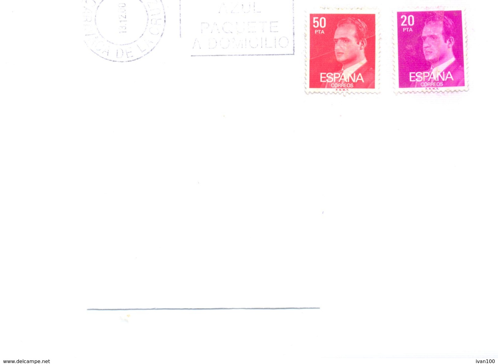 2001. Spain, The Letter Sent By Ordinary Post To Moldova - Brieven En Documenten