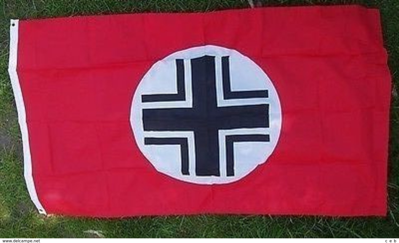 Bandera Balkenkreuz. Whermacht. Alemania. 2ª Guerra Mundial. 1939-1945. Réplica - Banderas