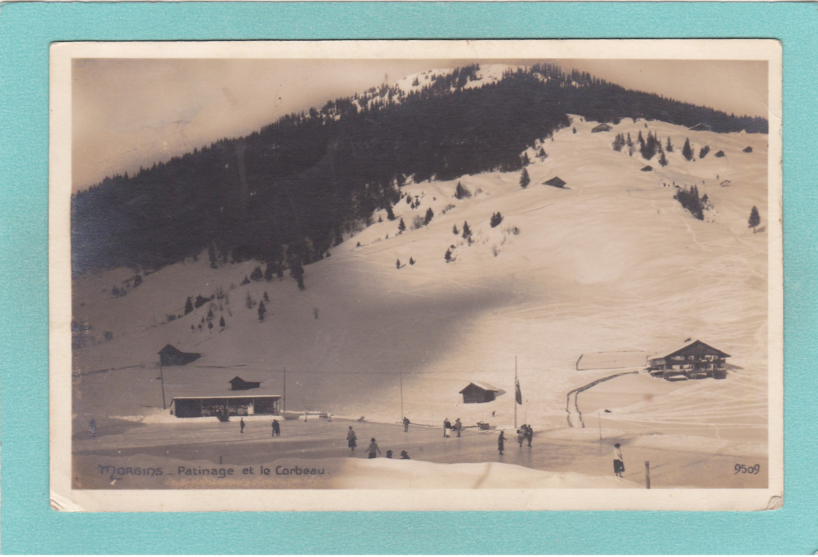 Old Postcard Of Morgins Patinage Et Le Carbeau, Switzerland,R39. - Other & Unclassified