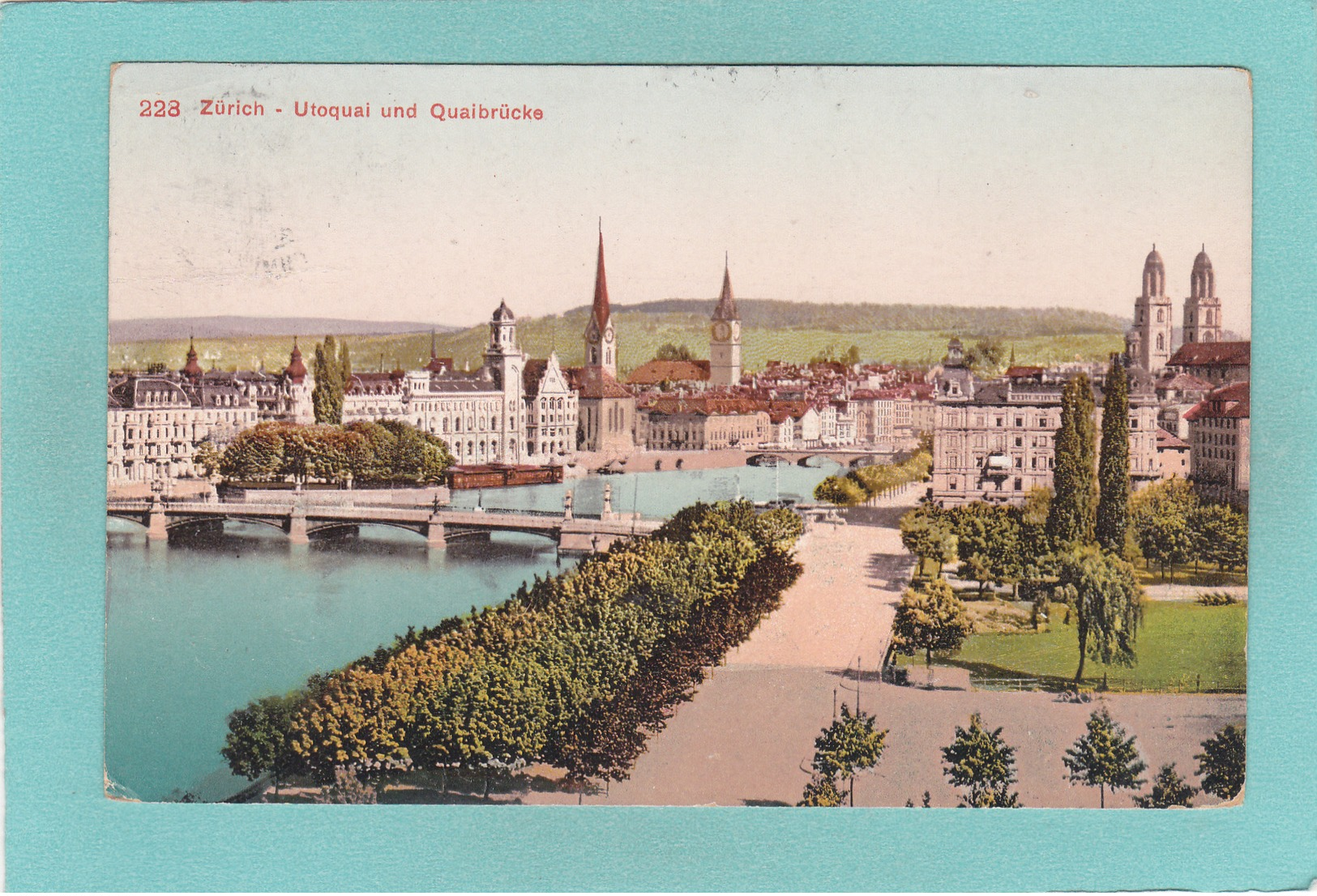 Old Postcard Of Zurich, Switzerland,R39. - Zürich