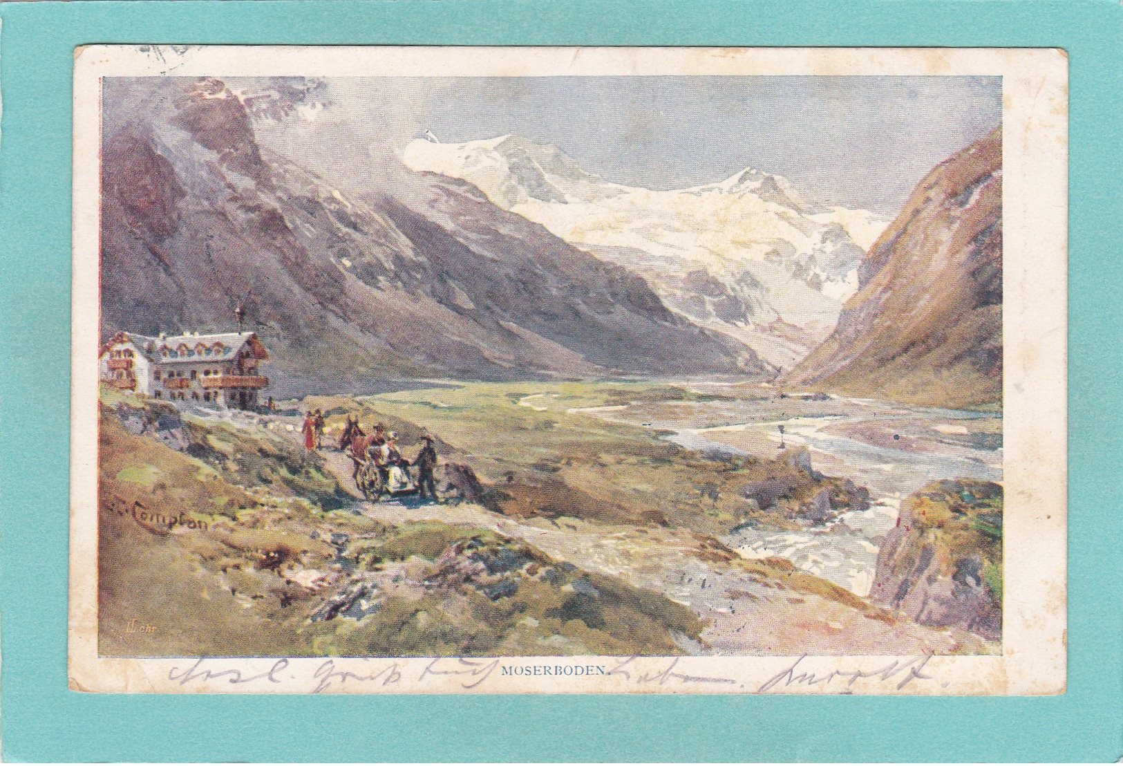 Old Postcard Of Moserboden, Switzerland,R39. - Autres & Non Classés